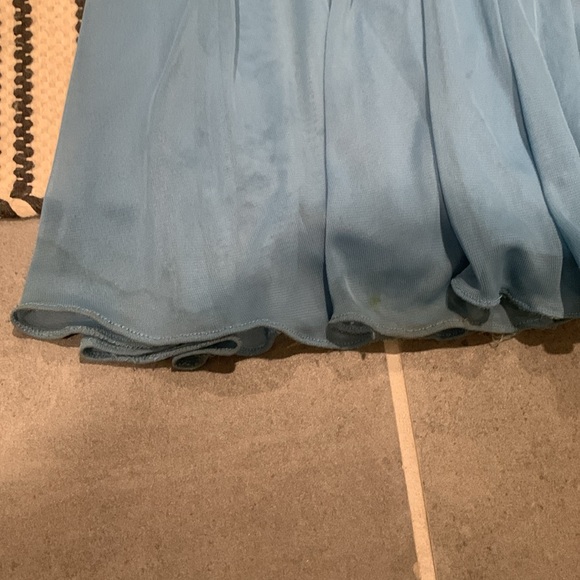 Azazie Hazel Steel Blue Dress in Size A0 - Picture 11 of 12